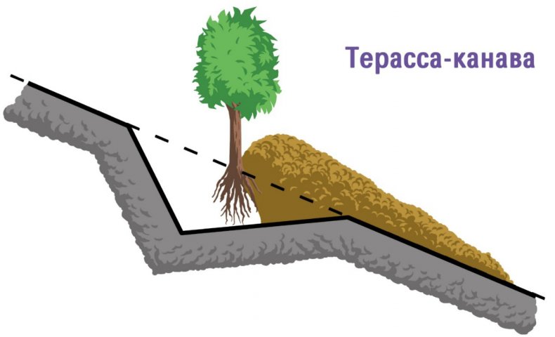 Терраса-канава